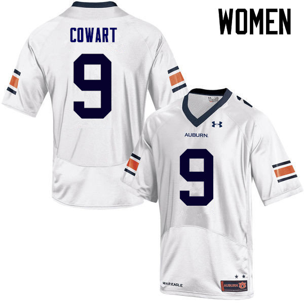 Women's Auburn Tigers #9 Byron Cowart White College Stitched Football Jersey